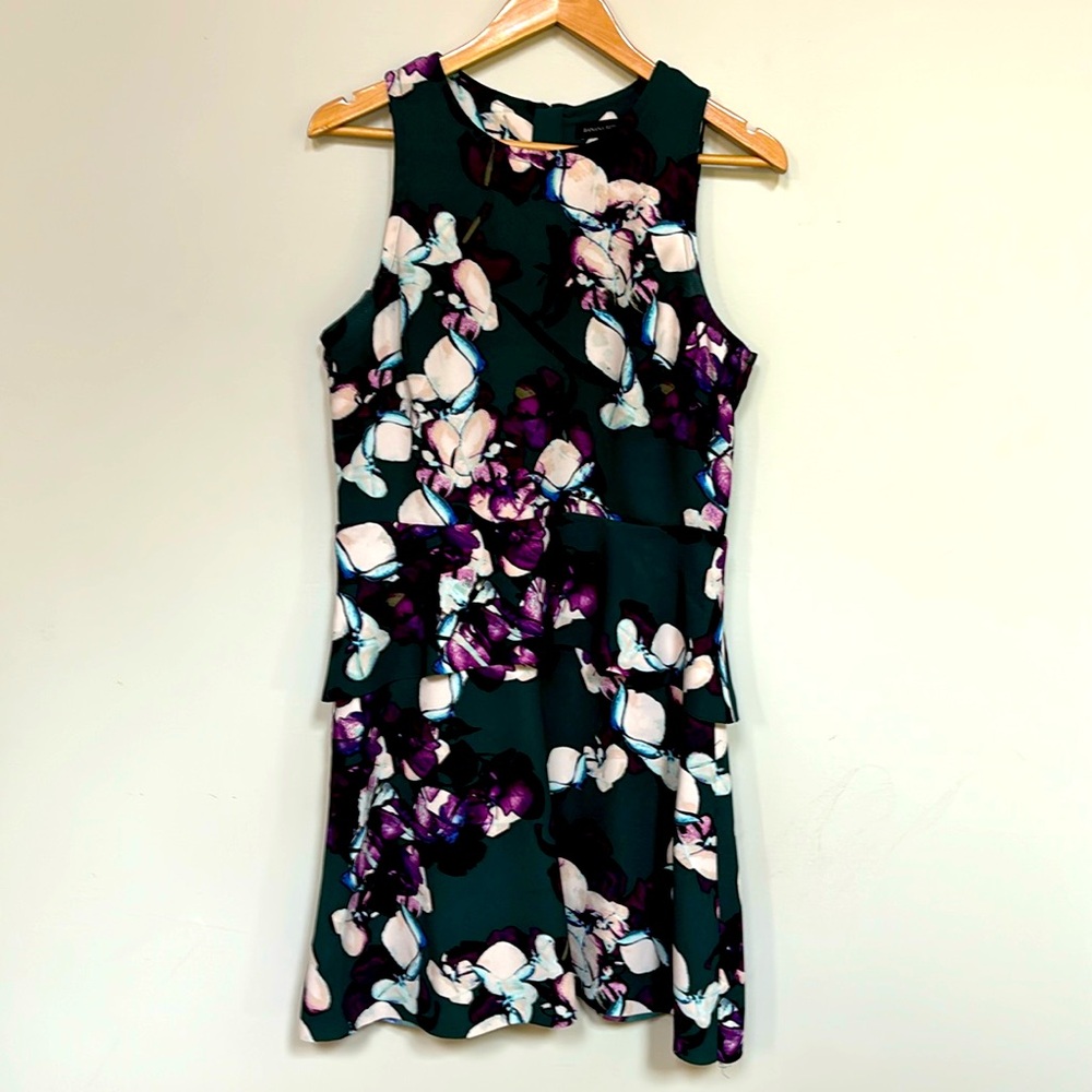 Floral peplum sleeveless dress from Banana Republic size 12